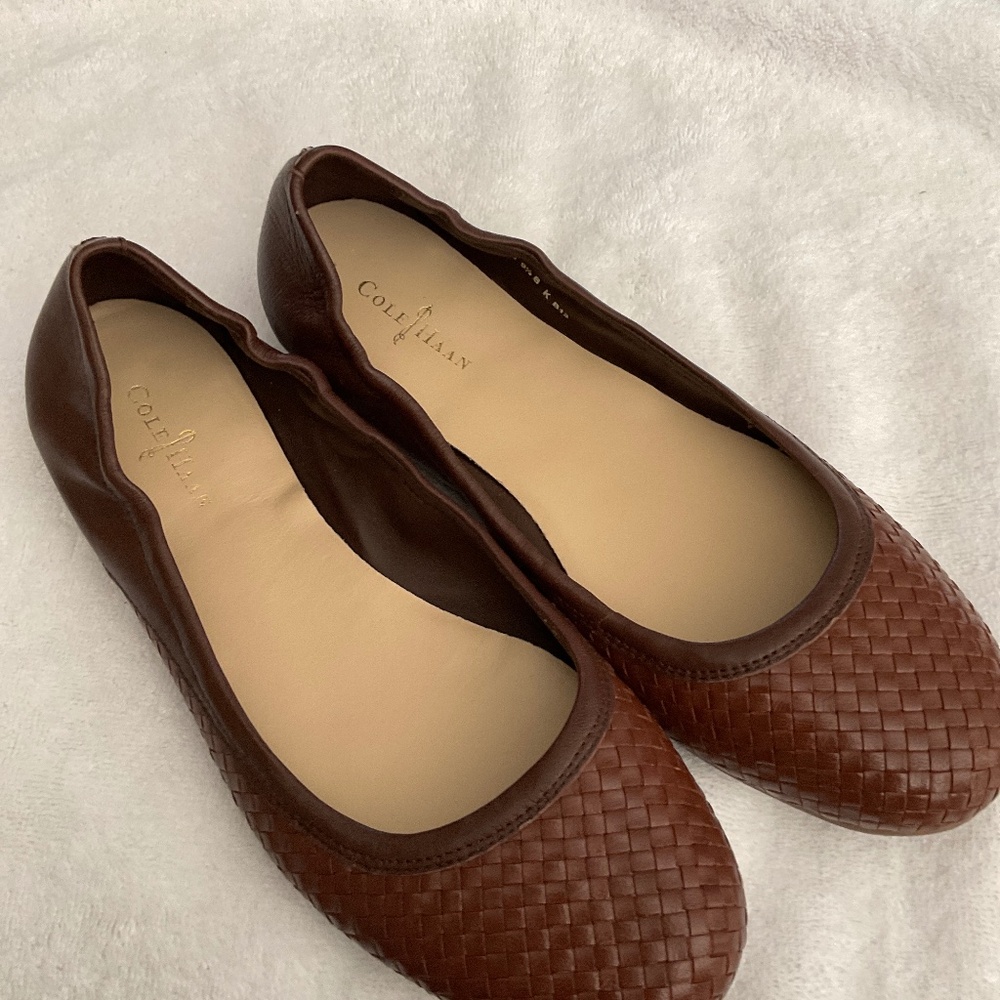 Cole Haan Two-toned Brown Flat